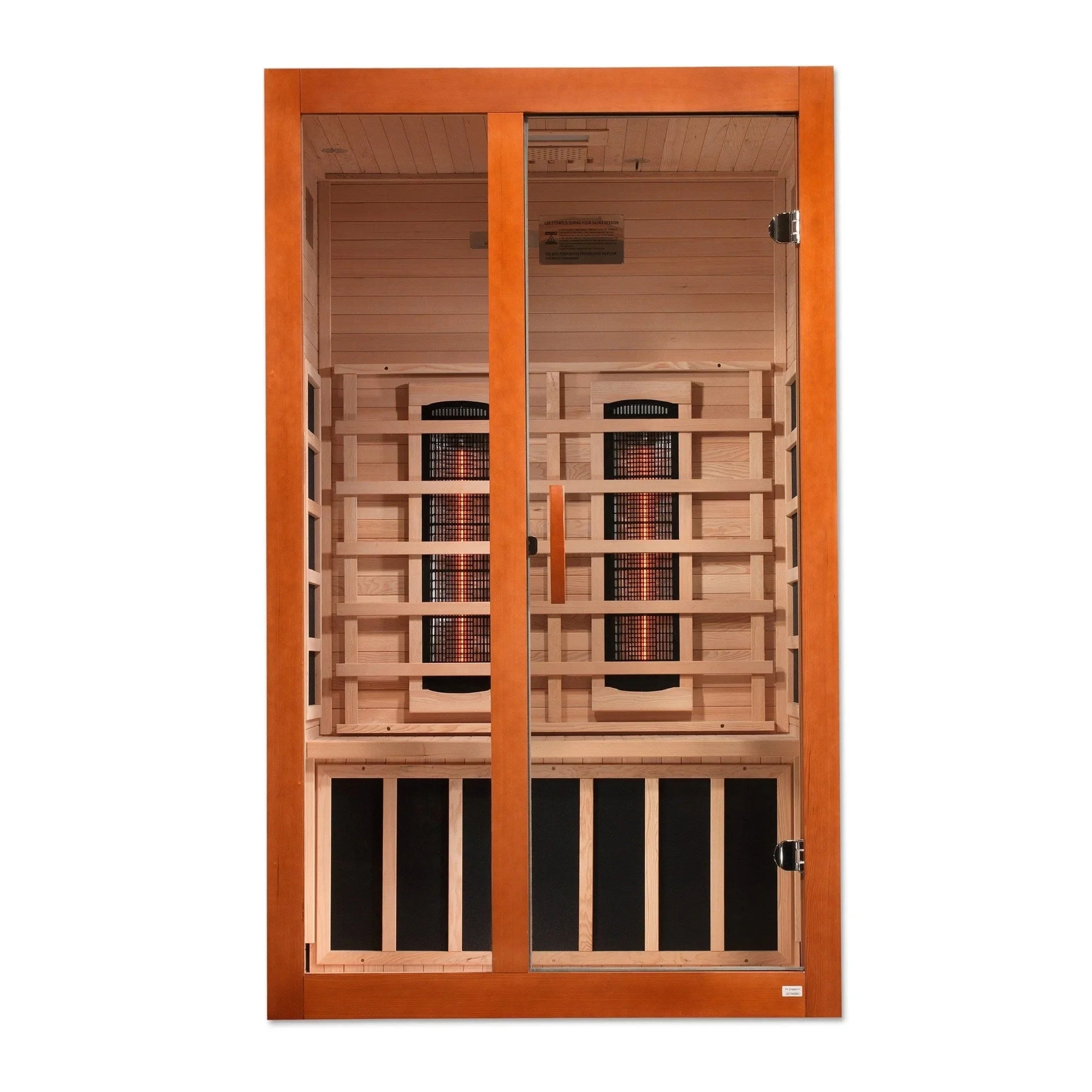 Dynamic Santiago 2-Person Full Spectrum Infrared Sauna - Near Zero EMF