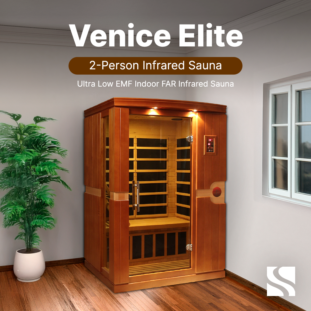 Dynamic Venice Elite 2-Person Ultra Low EMF Infrared Sauna - DYN-6210-01