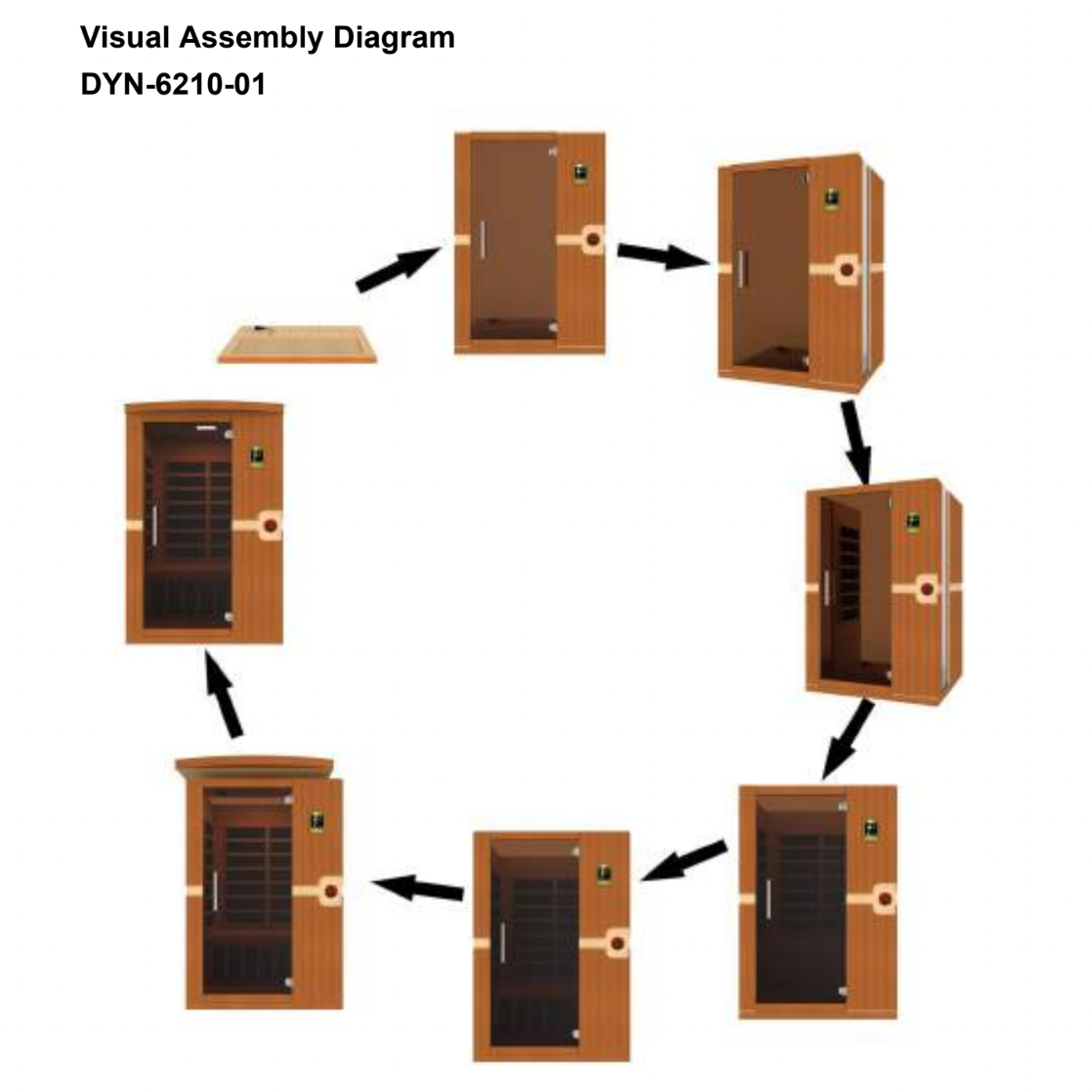 Dynamic Venice Elite 2-Person Ultra Low EMF Infrared Sauna - DYN-6210-01