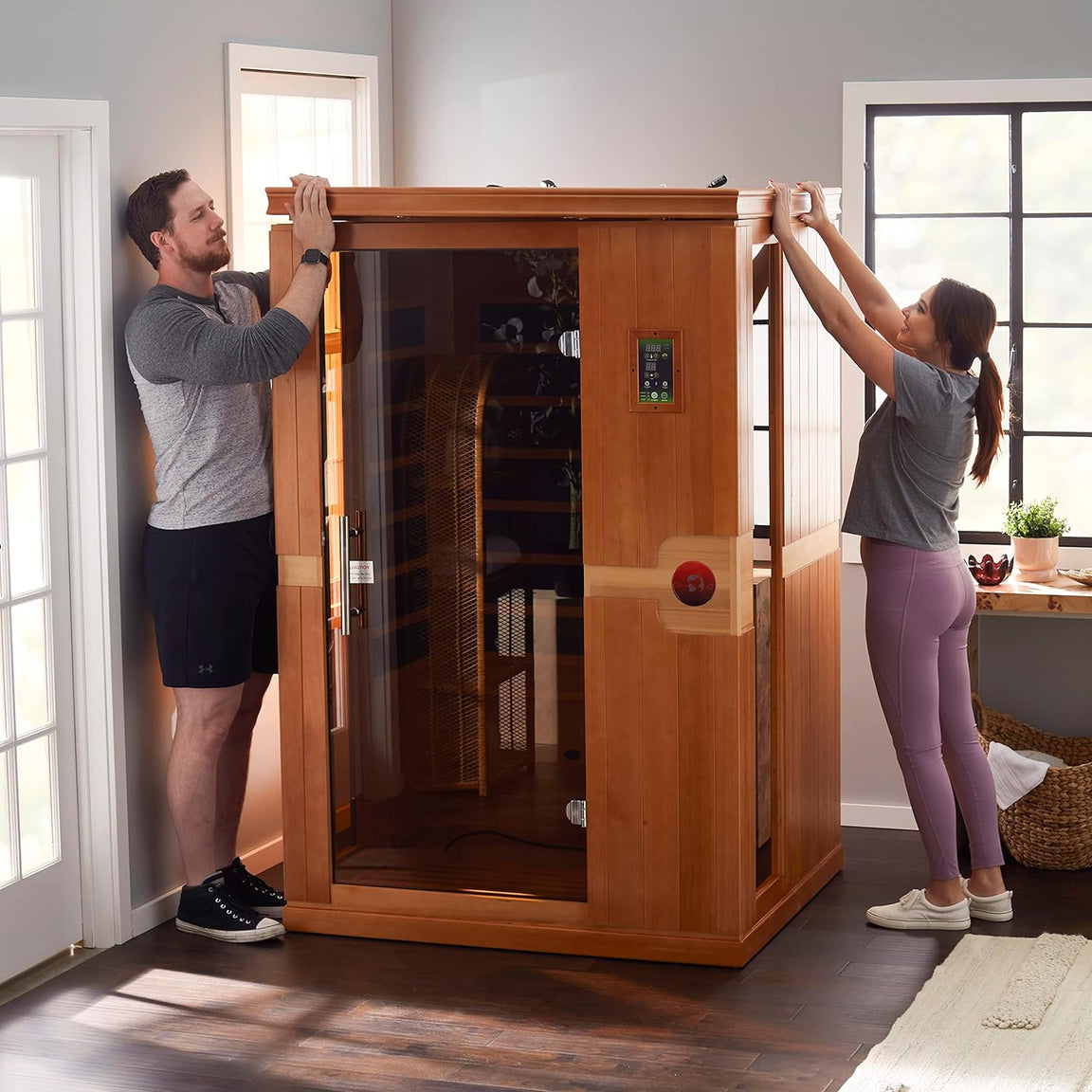 Dynamic Venice Elite 2-Person Ultra Low EMF Infrared Sauna - DYN-6210-01