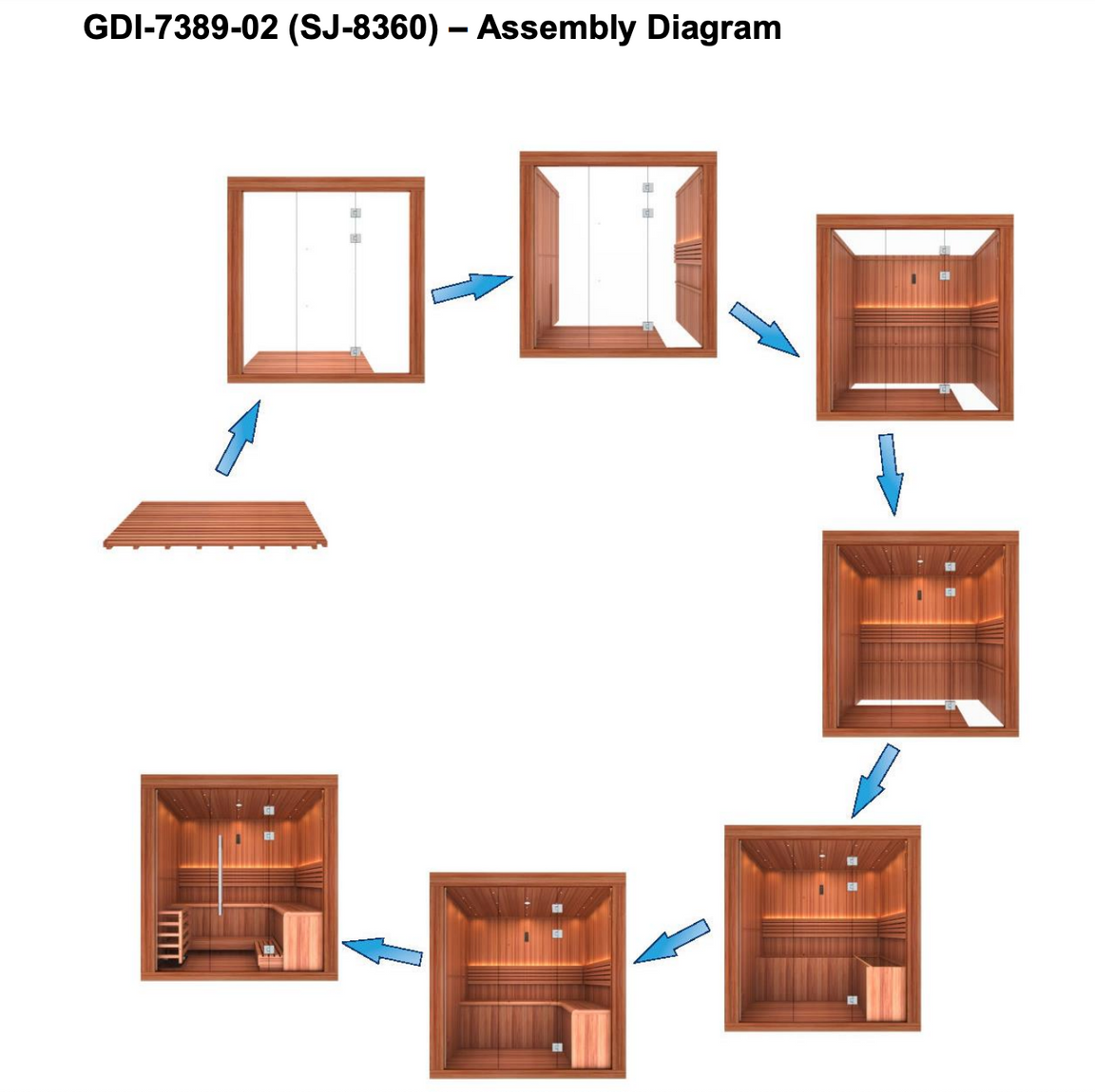 Golden Designs Osla Edition 6-Person Traditional Sauna (2025 Model)