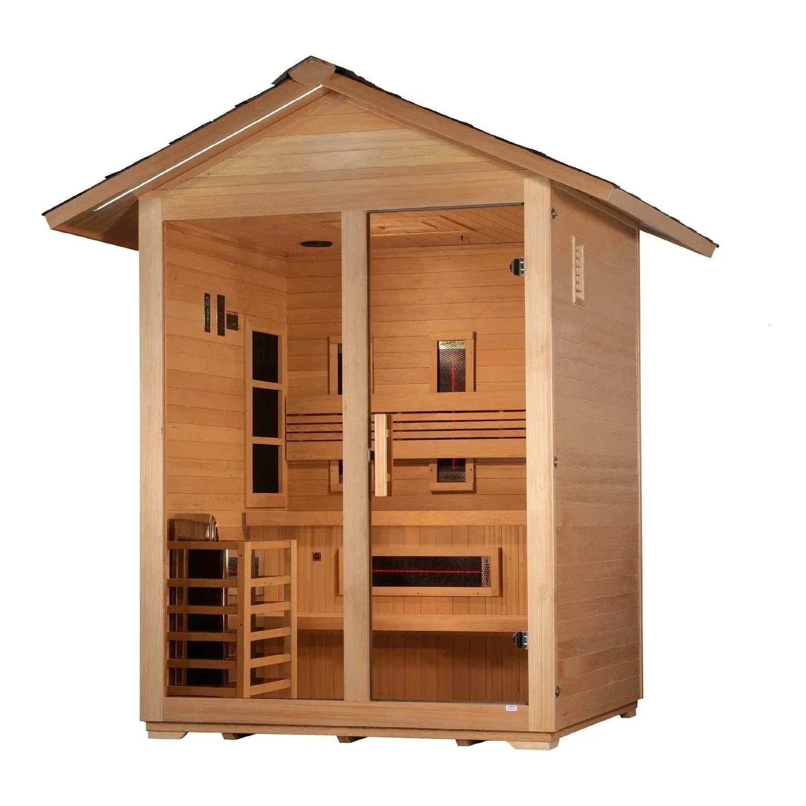 Golden Designs Carinthia 3 Person Hybrid Outdoor Sauna GDI-8123-01