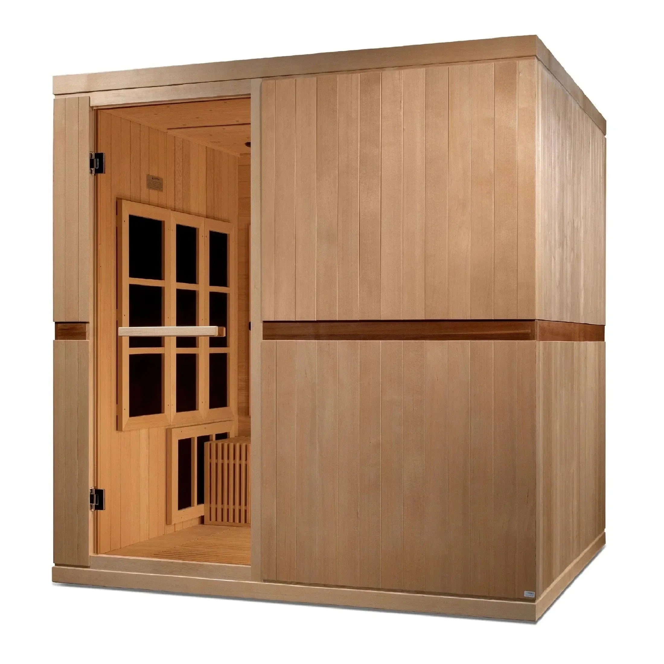 Golden Designs Catalonia 8-person Full Spectrum Near Zero EMF FAR Infrared ADA Sauna GDI-6880-02
