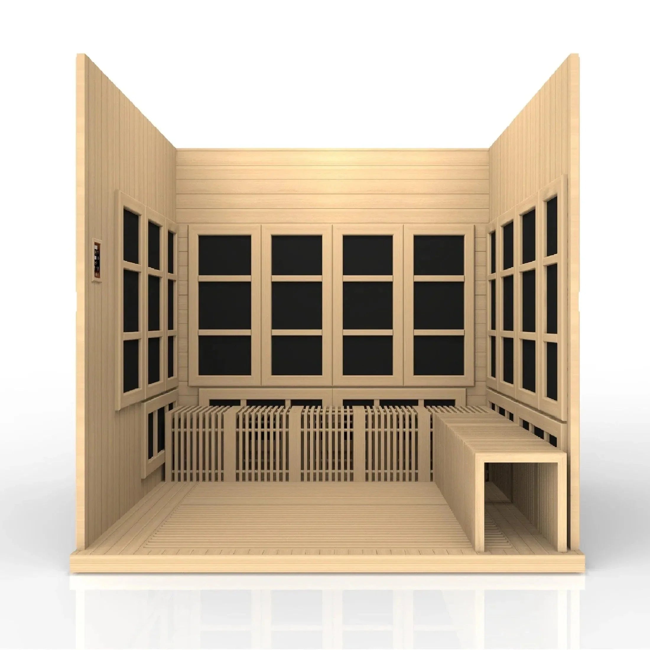 Golden Designs Catalonia 8-person Full Spectrum Near Zero EMF FAR Infrared ADA Sauna GDI-6880-02