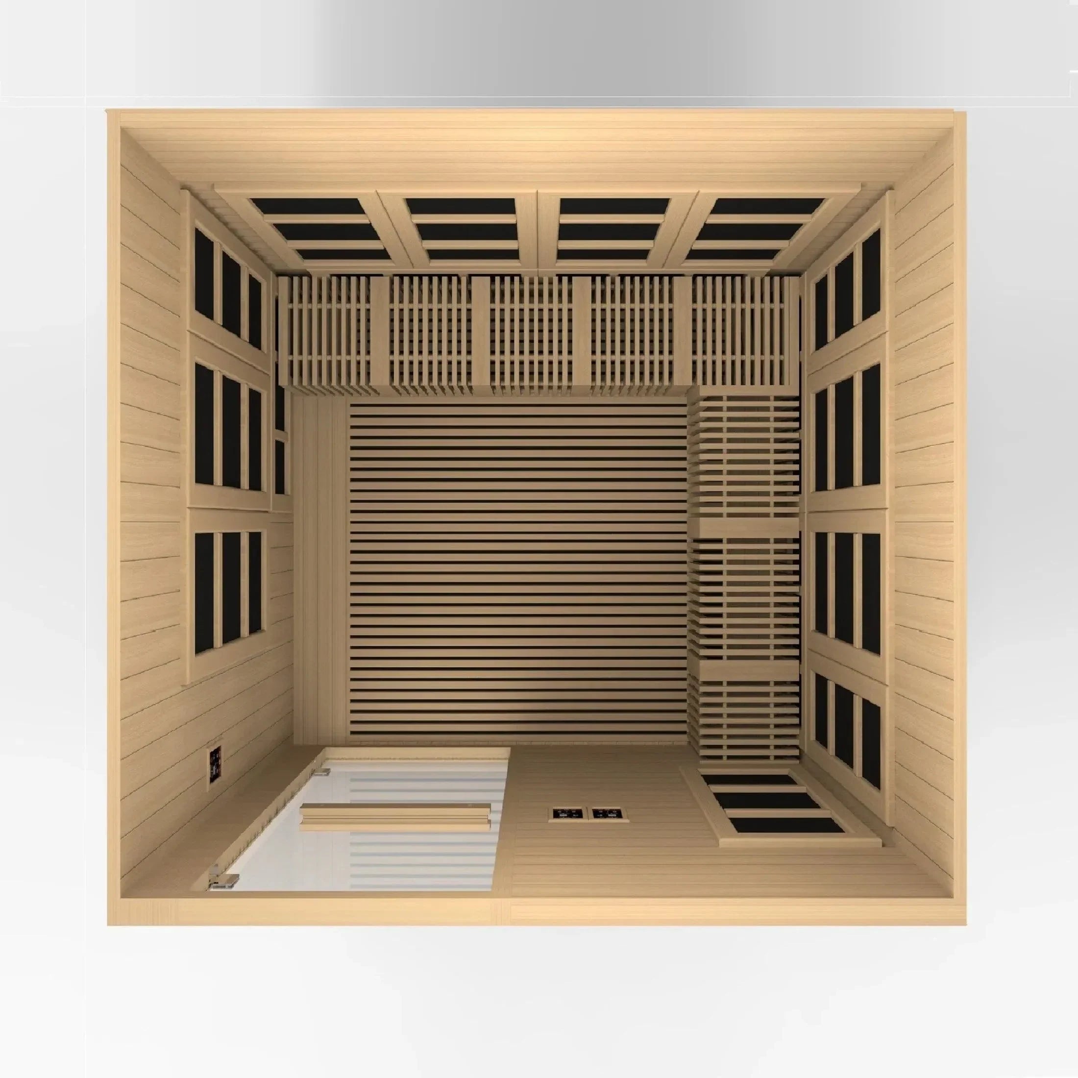 Golden Designs Catalonia 8-person Full Spectrum Near Zero EMF FAR Infrared ADA Sauna GDI-6880-02