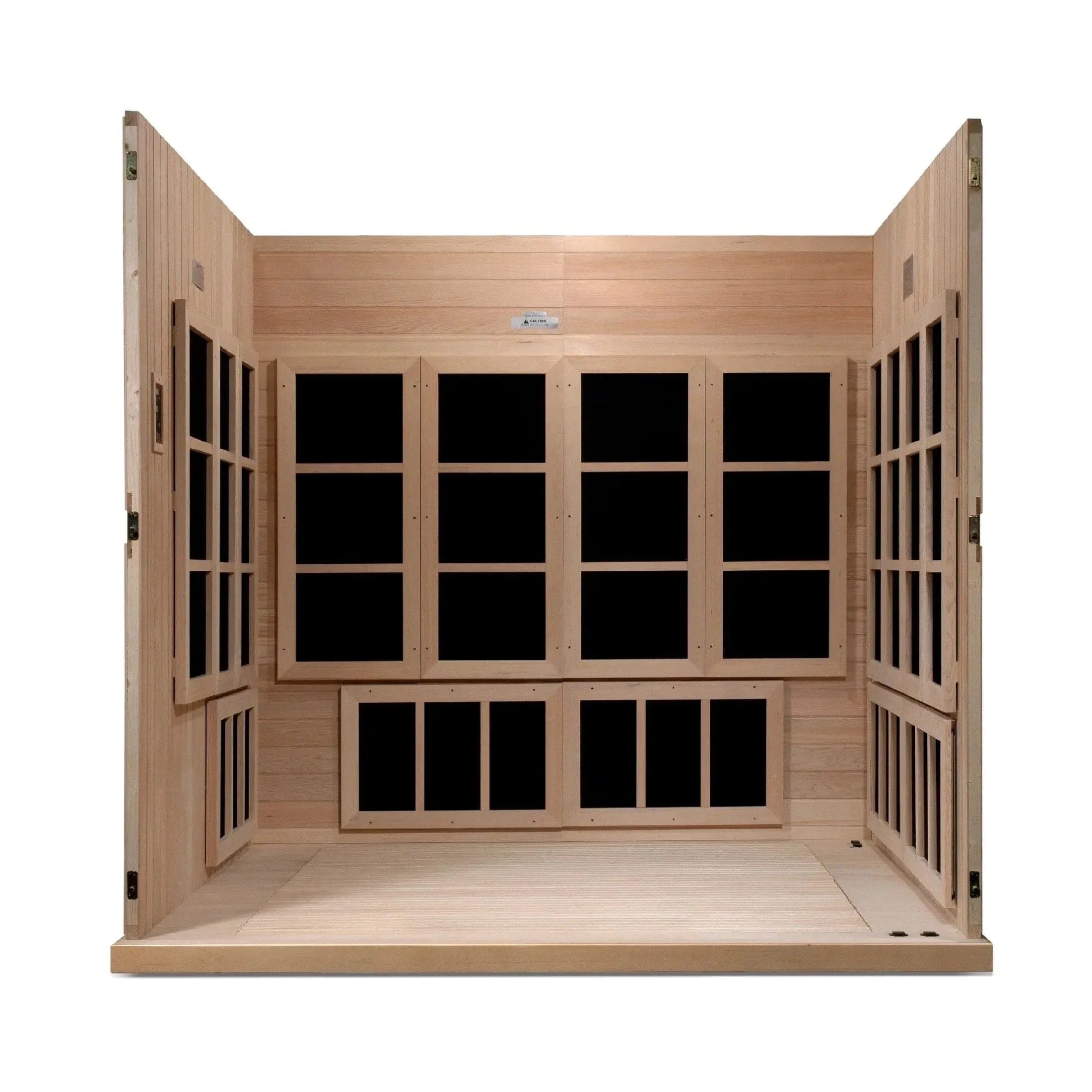 Golden Designs Catalonia 8-person Full Spectrum Near Zero EMF FAR Infrared ADA Sauna GDI-6880-02