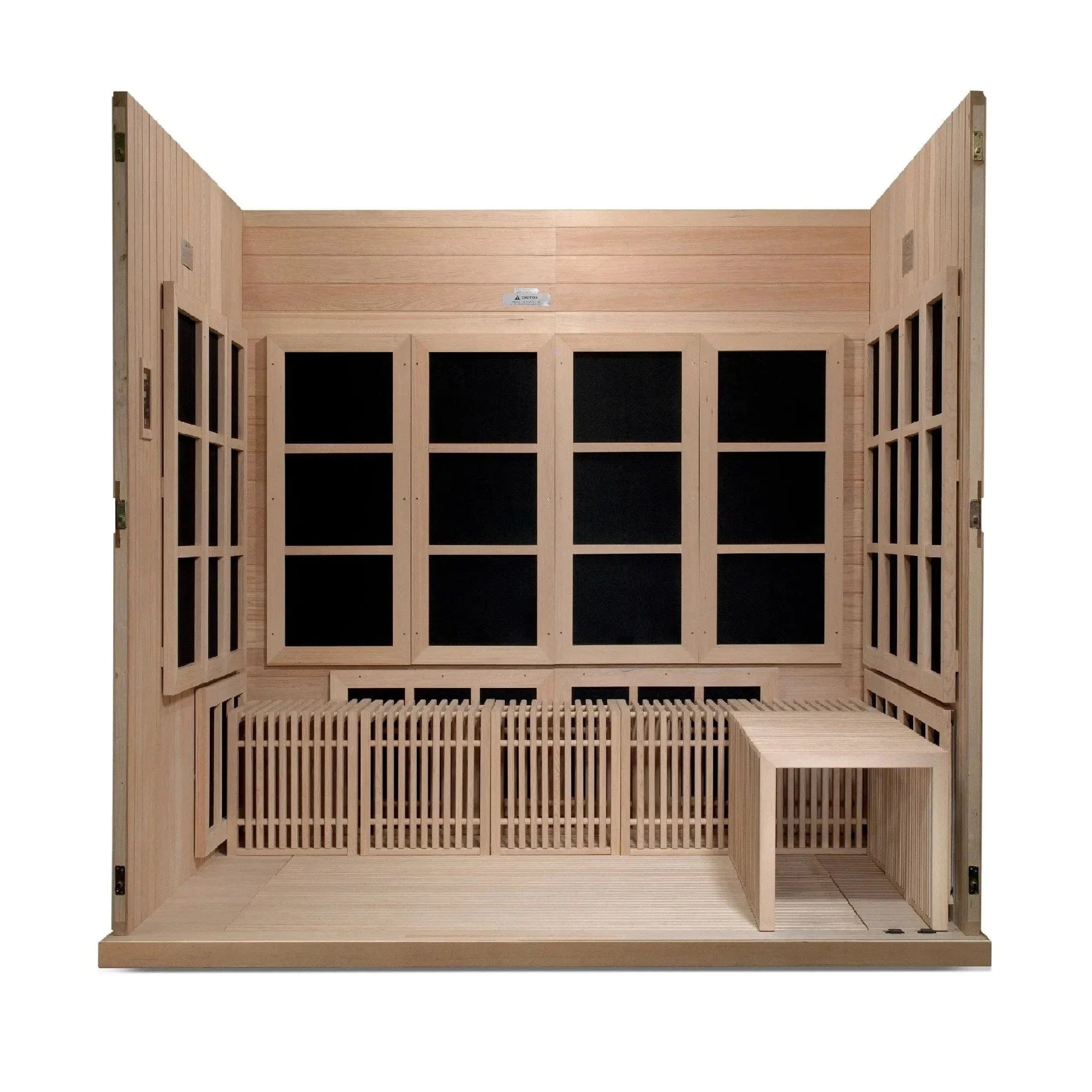 Golden Designs Catalonia 8-person Full Spectrum Near Zero EMF FAR Infrared ADA Sauna GDI-6880-02