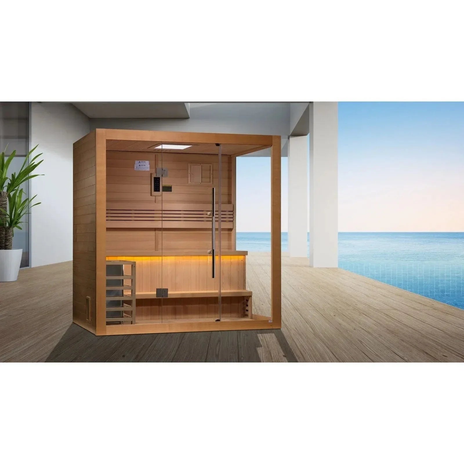 Golden Designs Forssa Edition 3-Person Indoor Traditional Sauna - GDI-7203-01