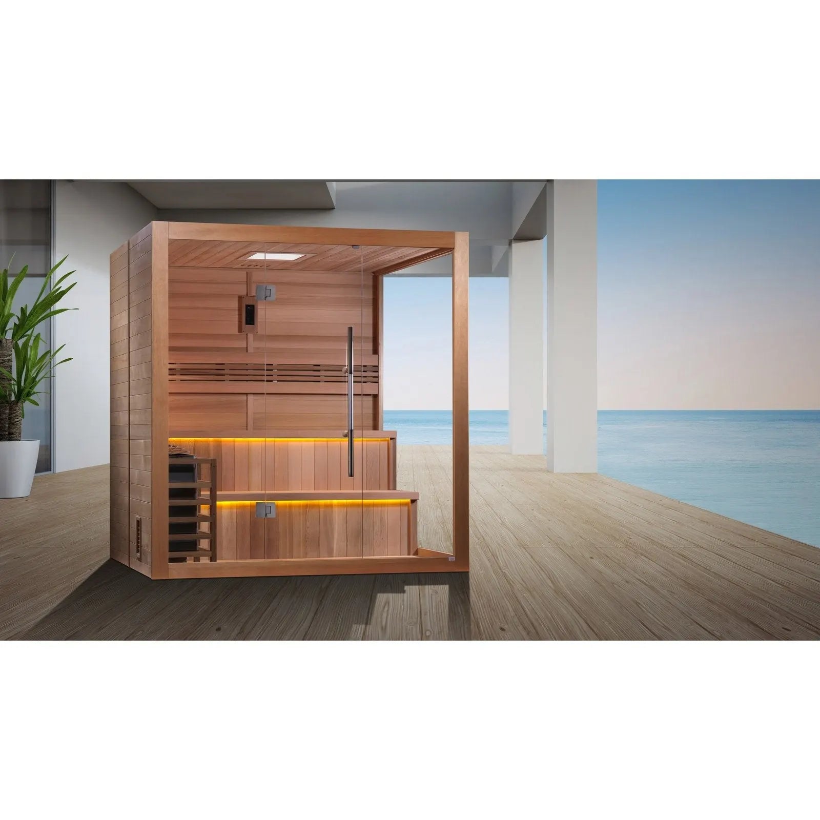 Golden Designs Kuusamo Edition 6 Person Indoor Traditional Sauna GDI-7206-01
