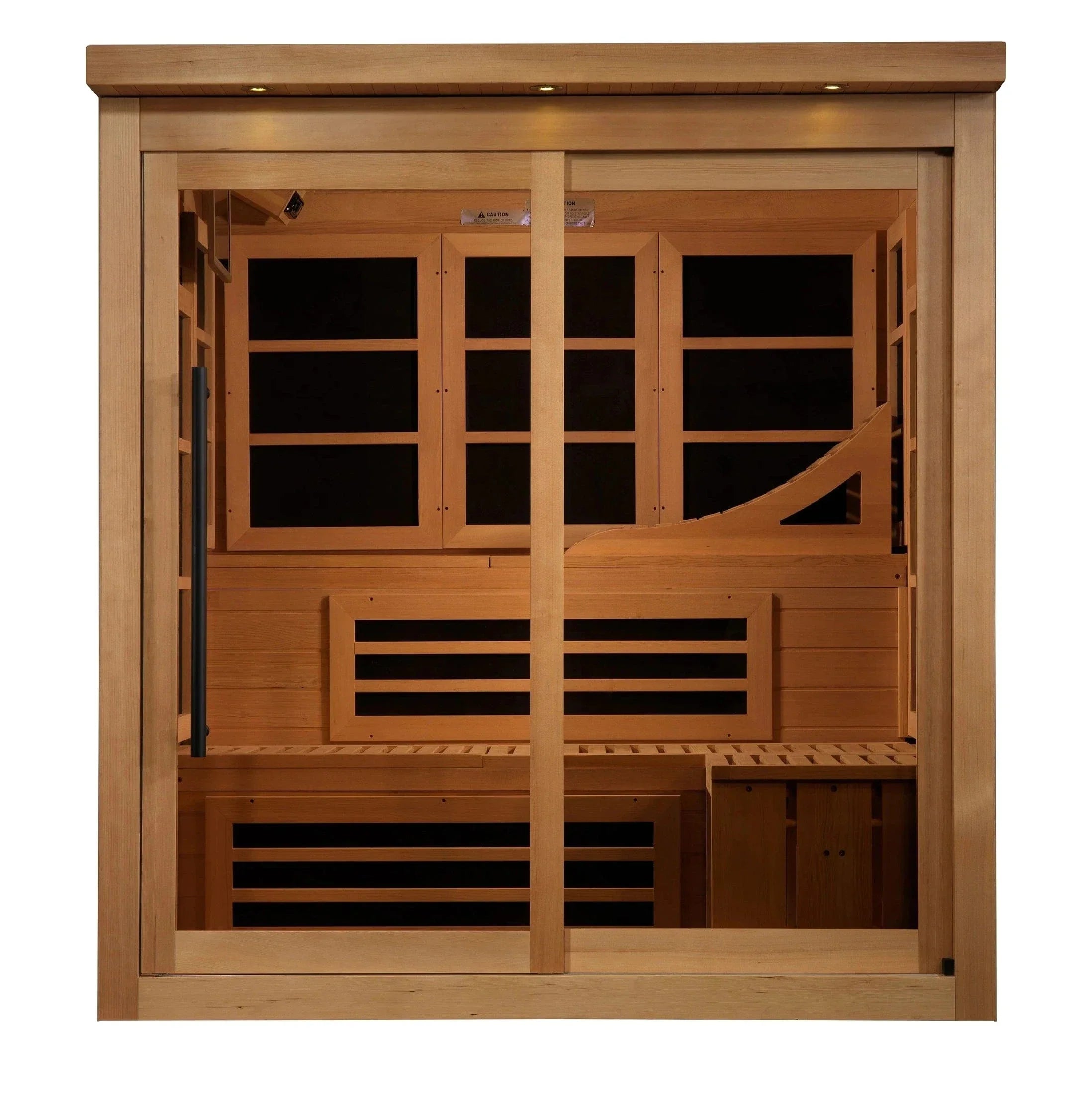 Golden Designs 6-person PureTech™ Near Zero EMF FAR Infrared Sauna - GDI-6996-02