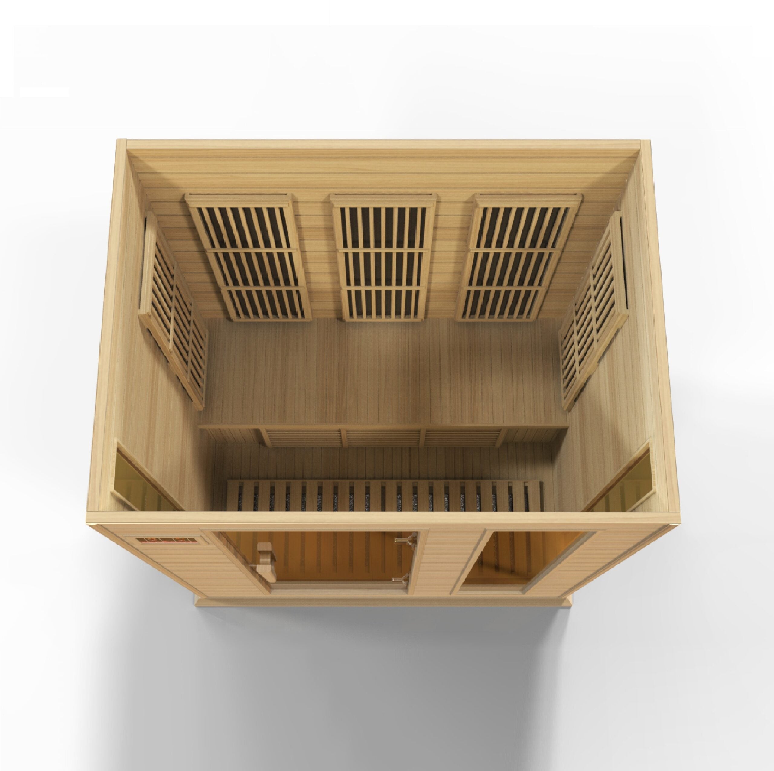 Maxxus Near Zero EMF FAR Infrared Sauna with Canadian Hemlock  MX-K306-01-ZF
