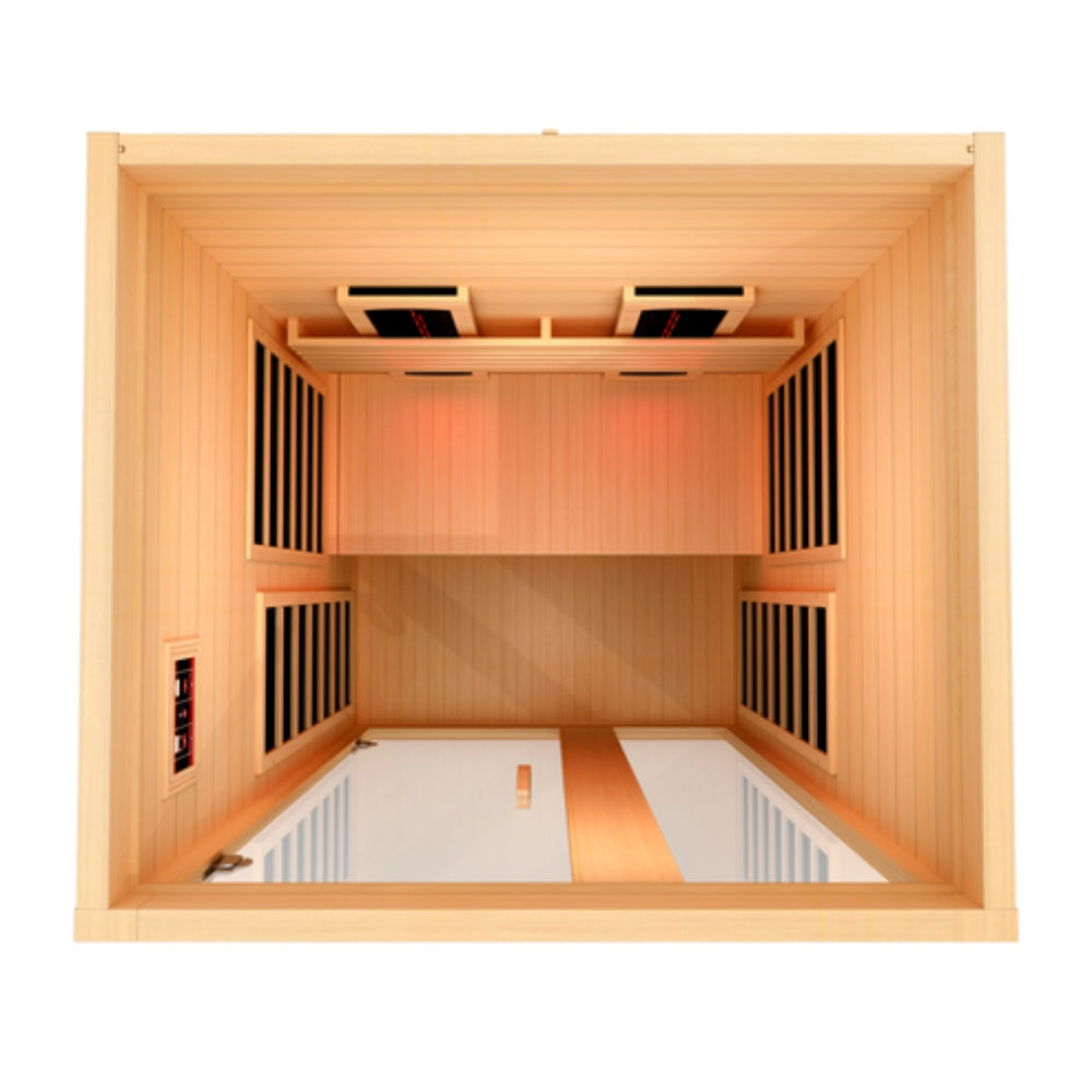Dynamic Serena 2-person Full Spectrum Infrared Sauna with Canadian Hemlock DYN-6229-03 FS