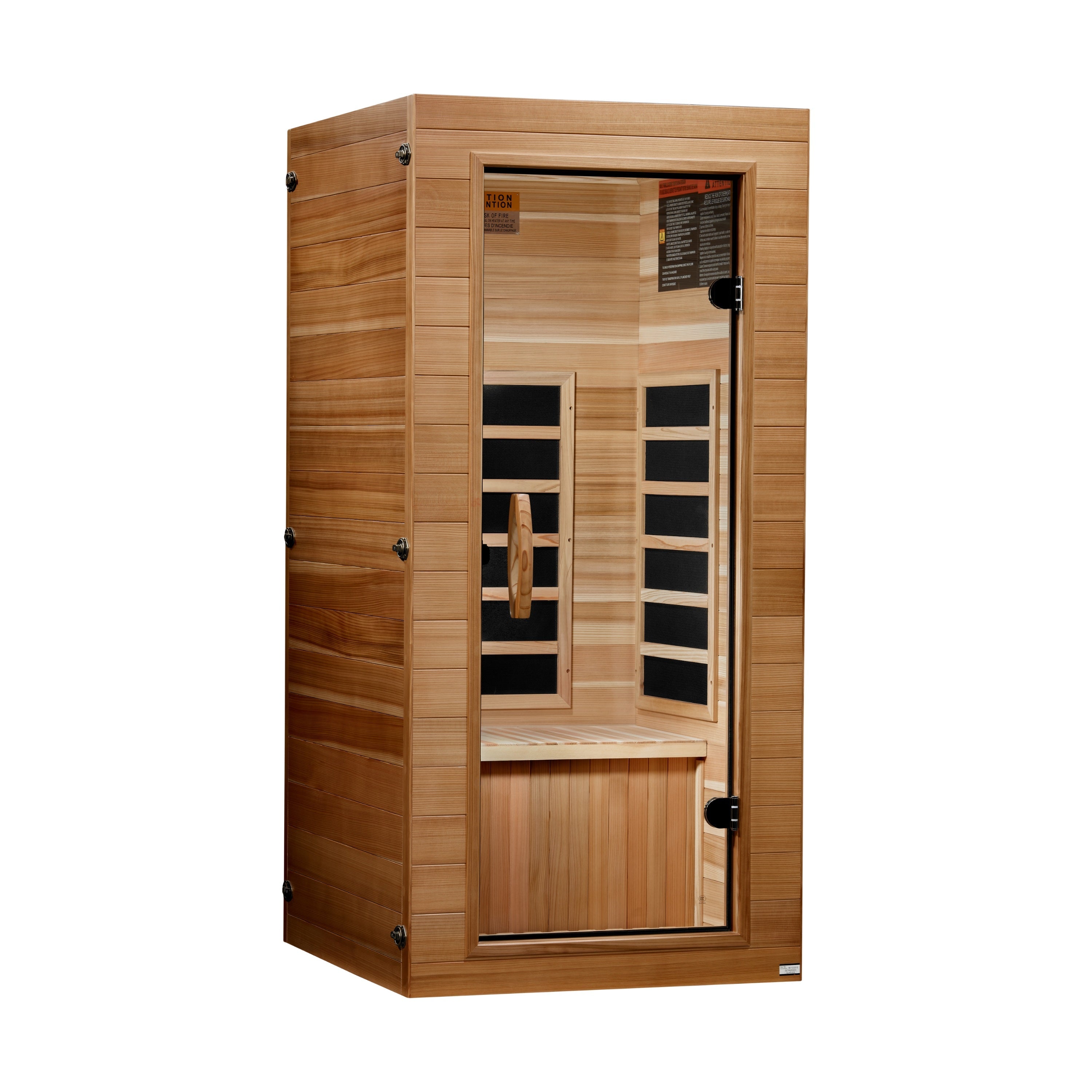 Dynamic New 2026 Vero 1-Person Ultra Low EMF Far Infrared Sauna DYN-1201-01 Elite compact model