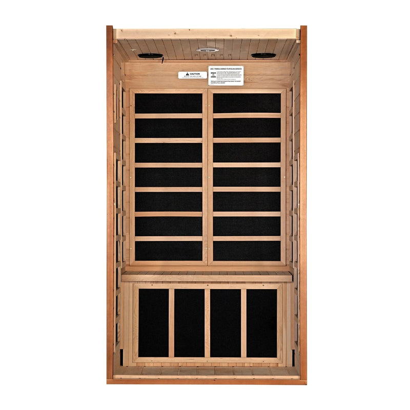 Dynamic Avila Elite 1-2-person Ultra Low EMF FAR Infrared Sauna - DYN-6103-01 Elite