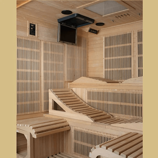 Golden Designs "Monaco" 6-person PureTech™ Near Zero EMF FAR Infrared Sauna - GDI-6996-01