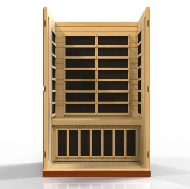 Dynamic "Vittoria" 2-person Low EMF FAR Infrared Sauna - DYN-6220-01