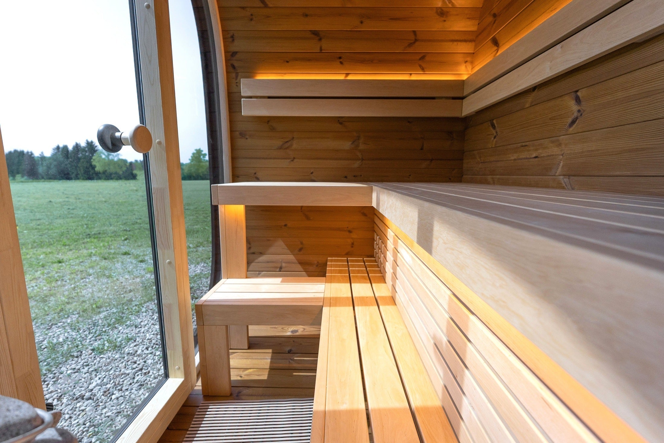 Leil Black Cube Classic 4 Person Outdoor Sauna Kit