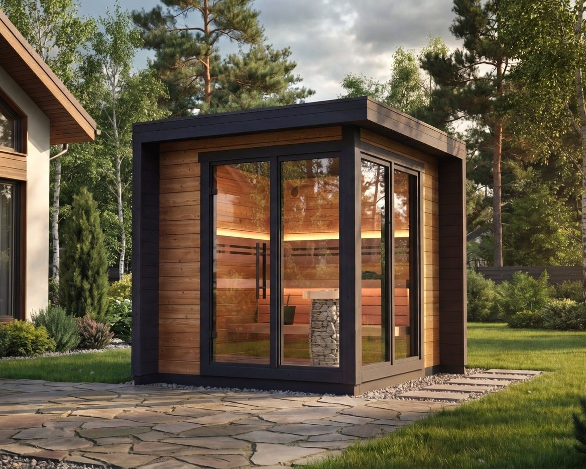 Leil Patio S 4-5 Person Outdoor Sauna