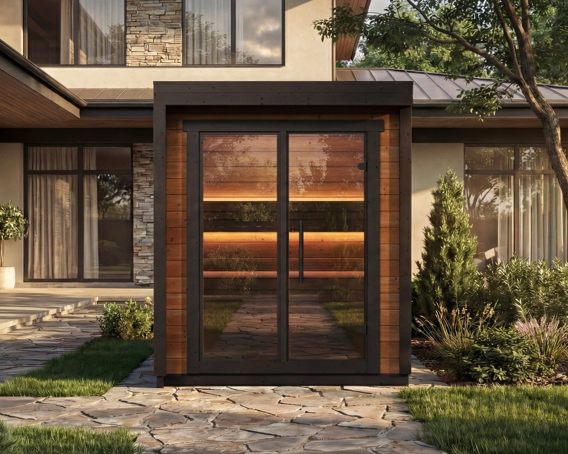 Leil Patio XXS 3 Person Outdoor Sauna
