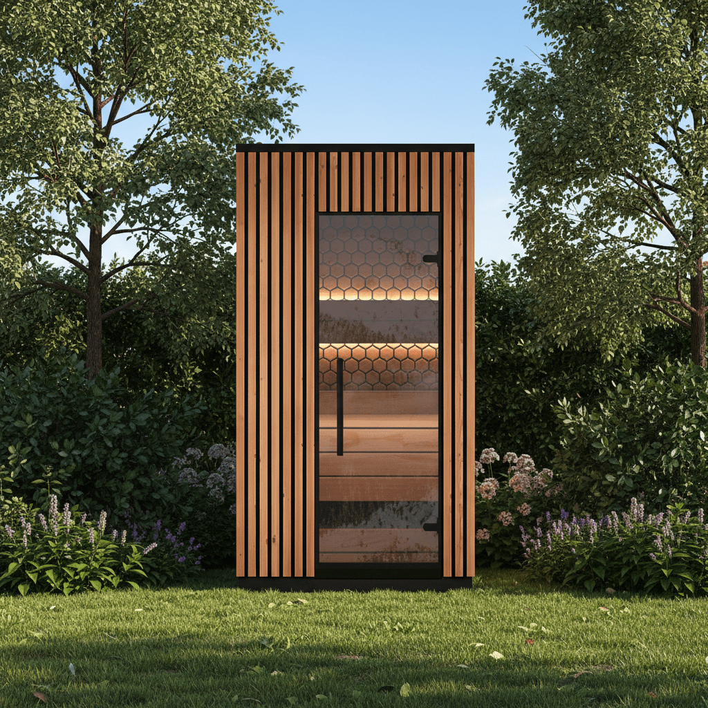 Leil Viva 120 1 Person Outdoor Sauna Kit