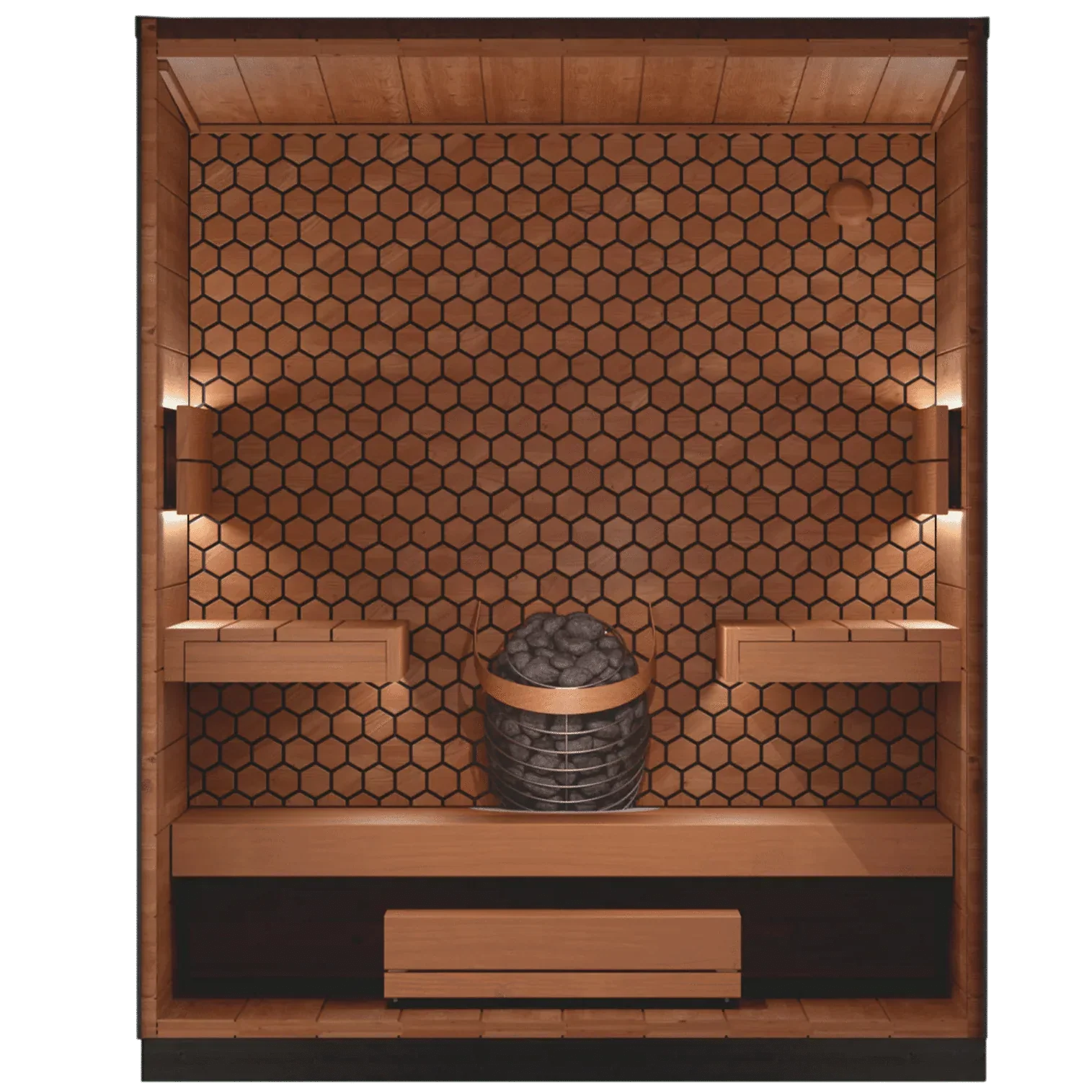 Leil Viva 180 4 Person Outdoor Sauna Kit