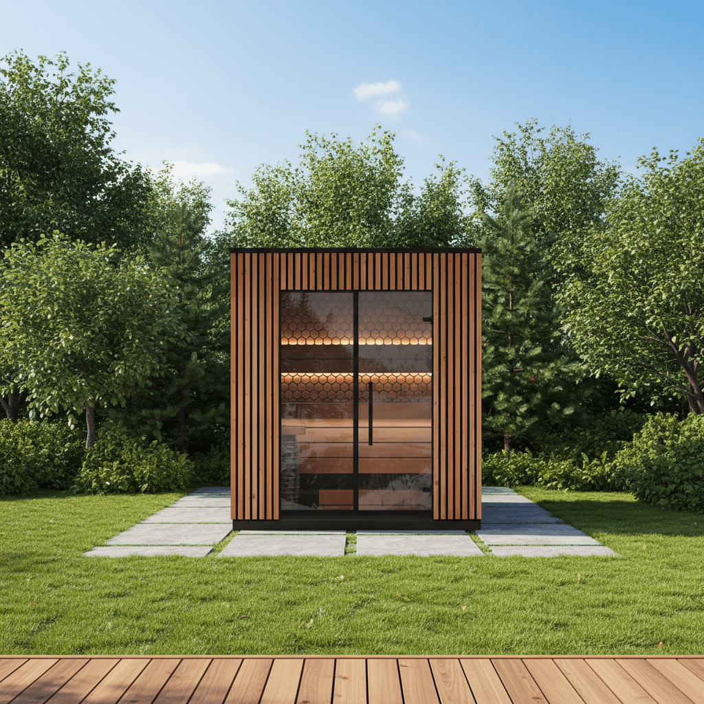 Leil Viva 210 4 Person Outdoor Sauna Kit