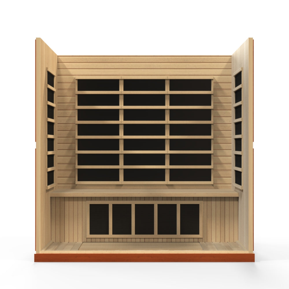Dynamic Bergamo Elite 4-Person Ultra Low EMF FAR Infrared Sauna DYN-6440-01 Elite