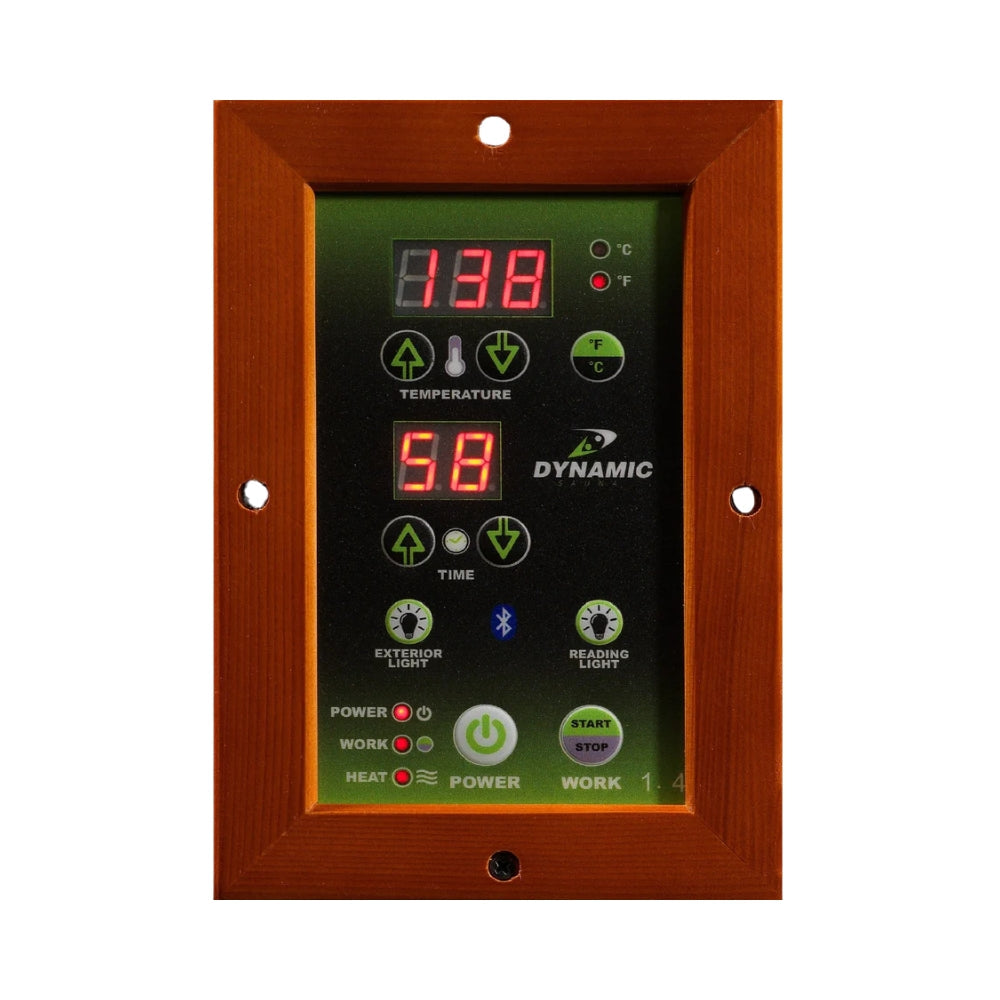 Dynamic Bergamo Elite 4-Person Ultra Low EMF FAR Infrared Sauna DYN-6440-01 Elite