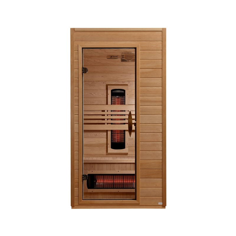 Dynamic Martin 1-2 Person Full Spectrum Near Zero EMF FAR Infrared Sauna  DYN-6006-03 FS