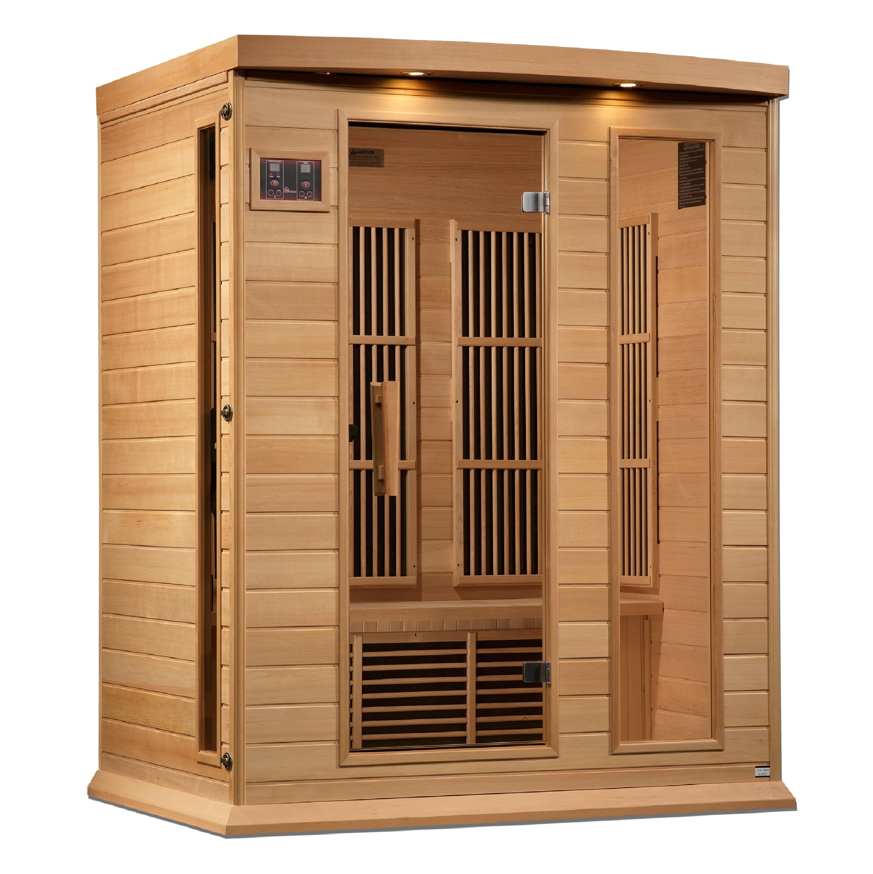 Maxxus Near Zero EMF FAR Infrared Sauna with Canadian Hemlock  MX-K306-01-ZF