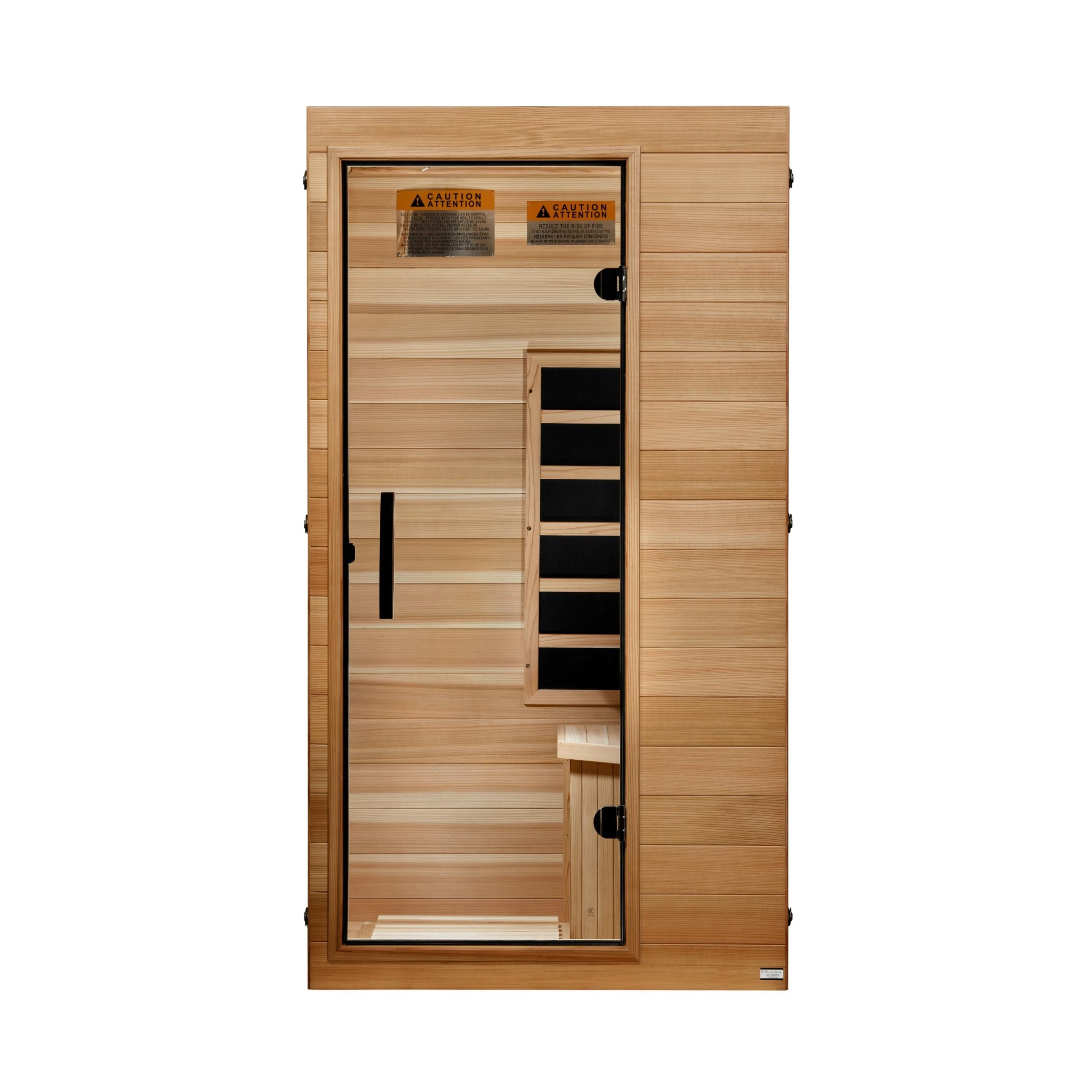 Dynamic New 2026 Model Sicily 1 Person (Compact) Ultra Low EMF FAR Infrared Sauna DYN-1101-01 Elite