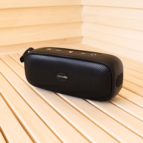 SaunaLife Verse Bluetooth Speaker  SaunaGear Series – Portable 40W Wireless Bluetooth Sauna Speaker