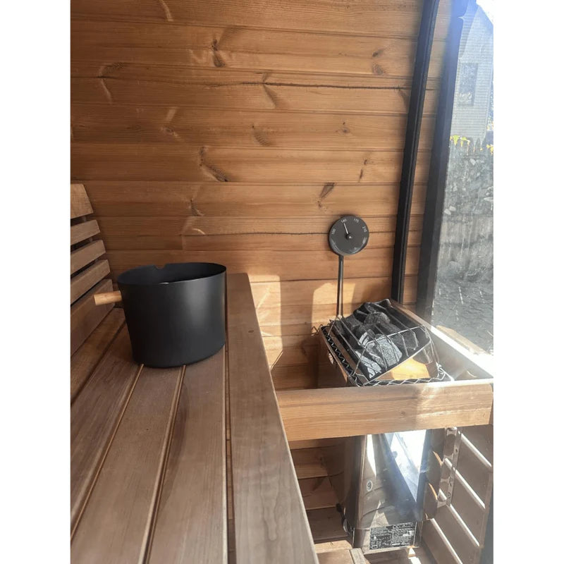 SaunaLife Model CL4G 3 Person Cube Series Outdoor Sauna Kit