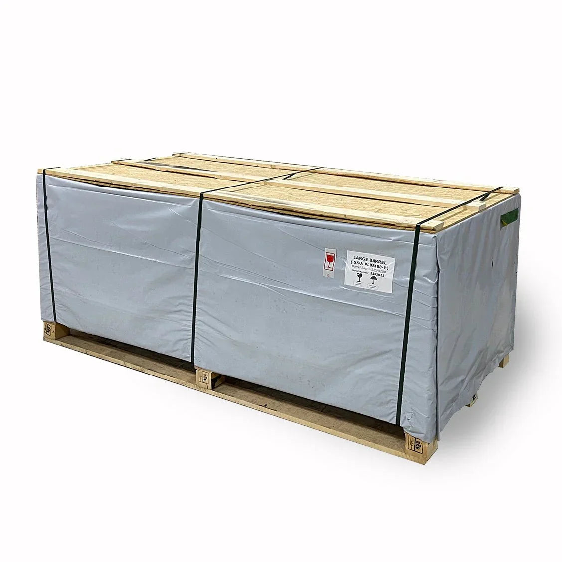 SaunaLife Model E7W 4 Person Sauna Barrel-Window