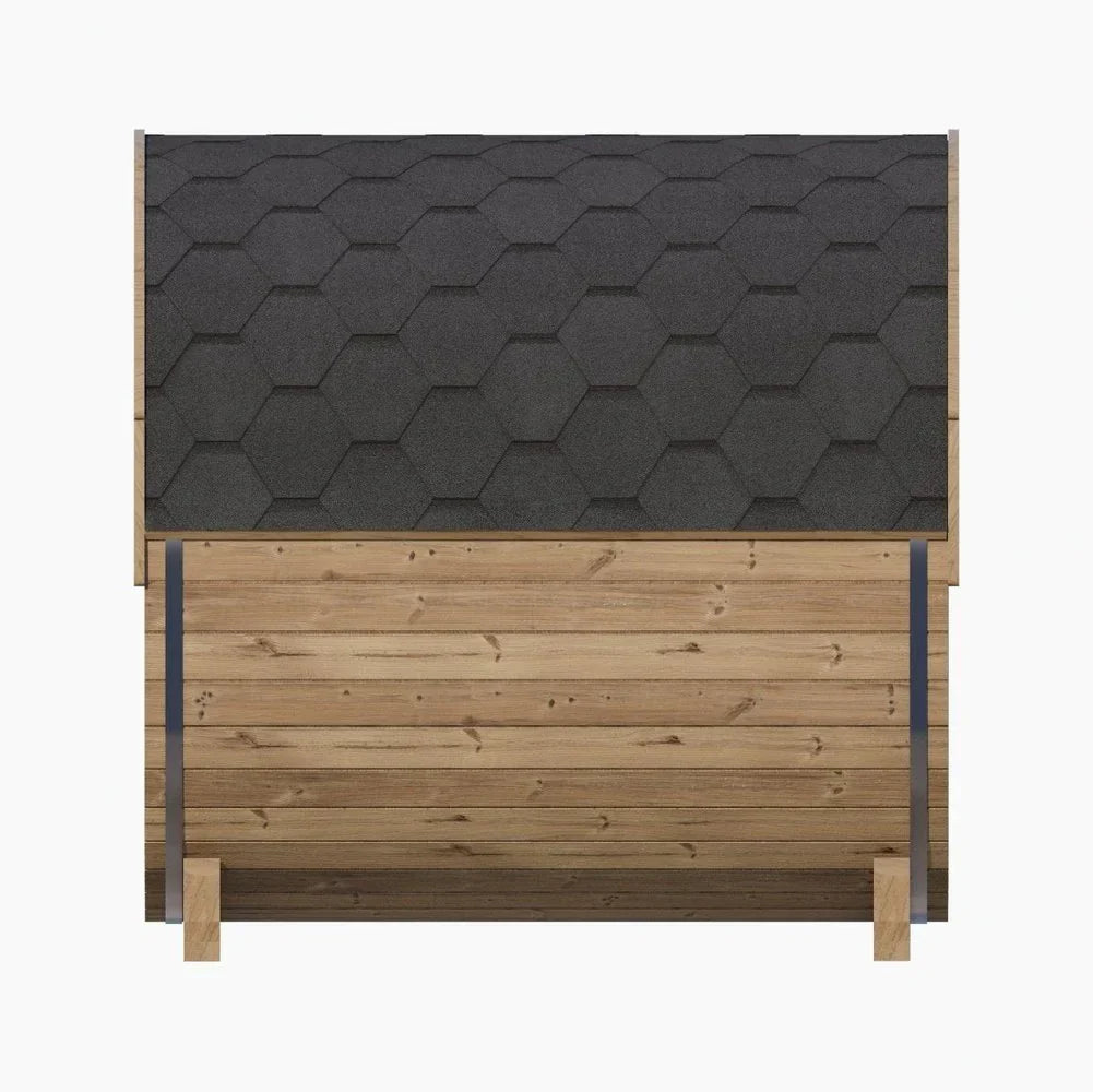 SaunaLife Model E7W 4 Person Sauna Barrel-Window
