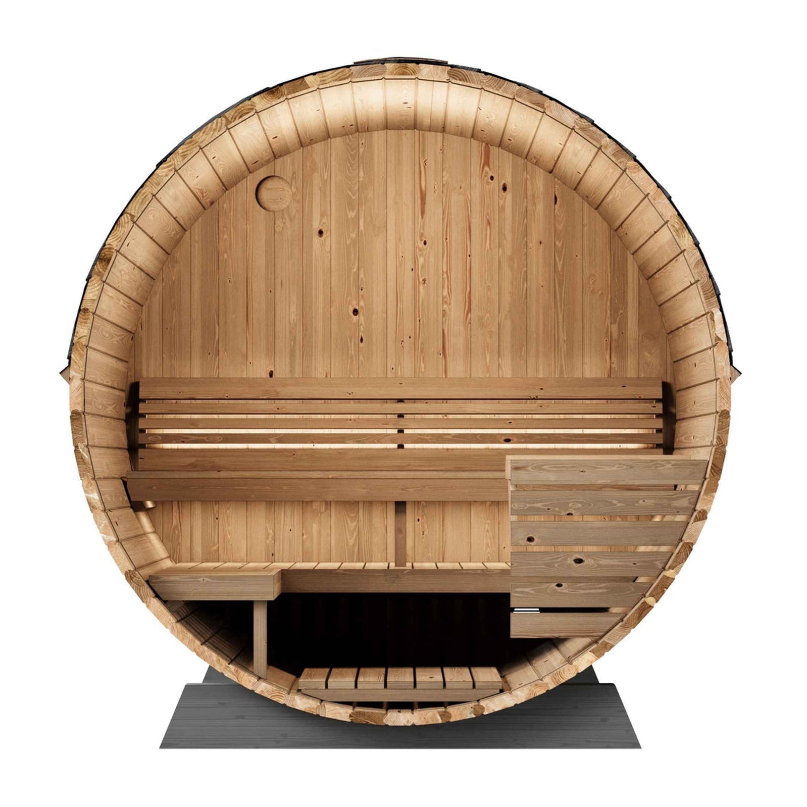 SaunaLife Model EE6G 4 Person Barrel Sauna