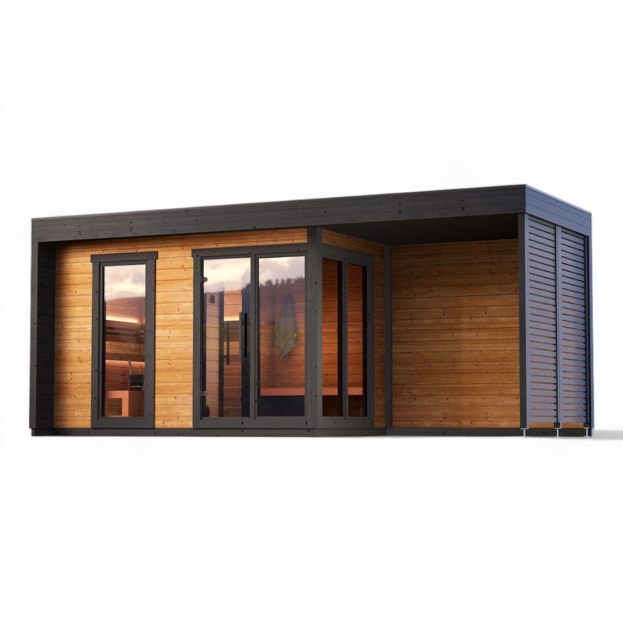 Leil Patio L Plus 5 Person Outdoor Sauna